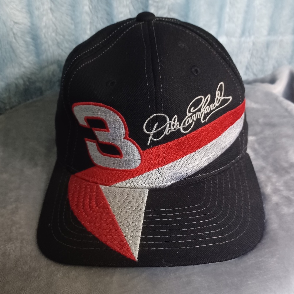 Vintage 90s Mens Dale Earnhardt SnapBack Hat #3 NASCAR Nutmeg Mills